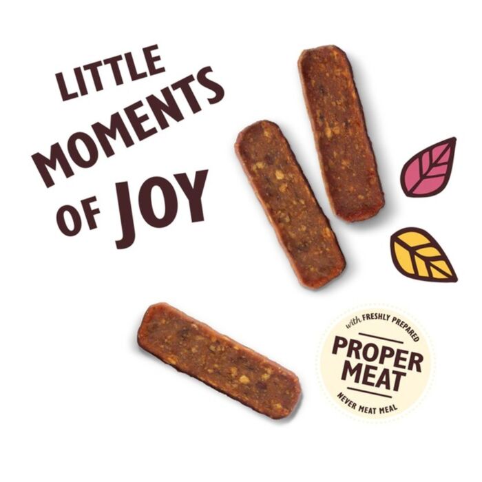Lilys Kitchen Dog Treat - Gobble Up Turkey Strips with Pear 70g