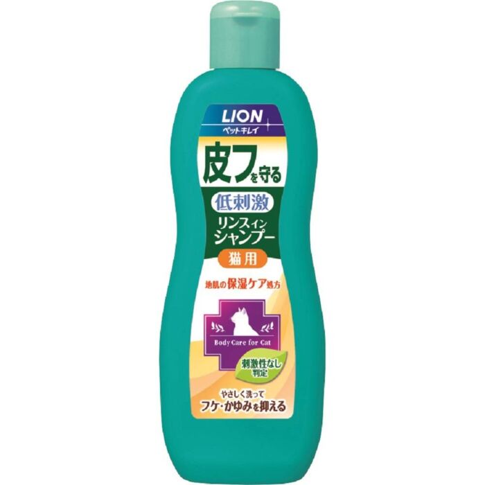 Lion Pet日本獅王 每日系列 - 貓用花香味2合1溫和洗毛乳 330ml