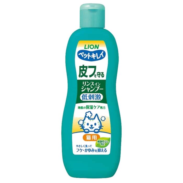 Lion Pet日本獅王 每日系列 - 貓用袪皮屑香草味2合1溫和洗毛乳 330ml