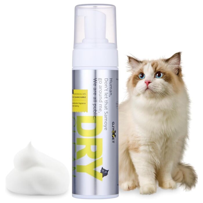 Lion Pet - Daily 2-In-1 Foaming Dry Shampoo for Cats - Unscented 150ml