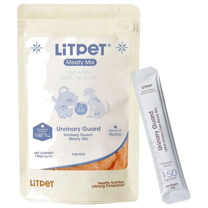LiTPET Urinary Guard Meaty Mix for Dogs & Cats 15g x 10pcs