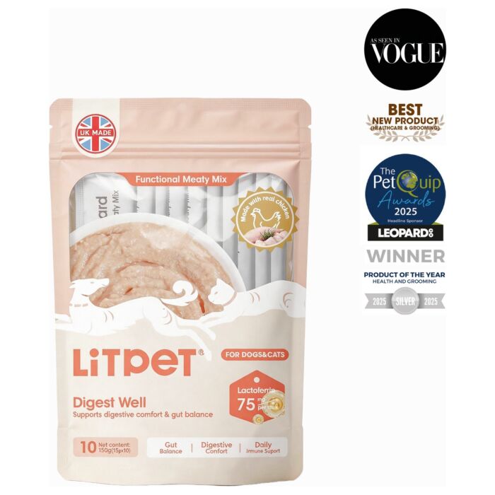 LiTPET 腸道免疫營養肉醬 (適合貓狗) 15g x 10件