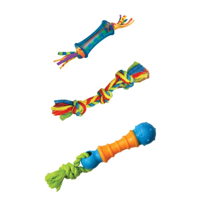Petstages Dog Toy - Mini Chew Pack (3-Pack)