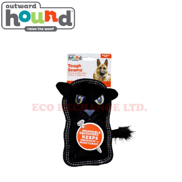 Outward Hound Dog Toy - Xtreme Seamz Big-Eyed Leopard Small