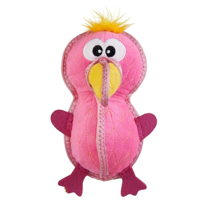 Outward Hound Dog Toy - Xtreme Seamz Flamingo