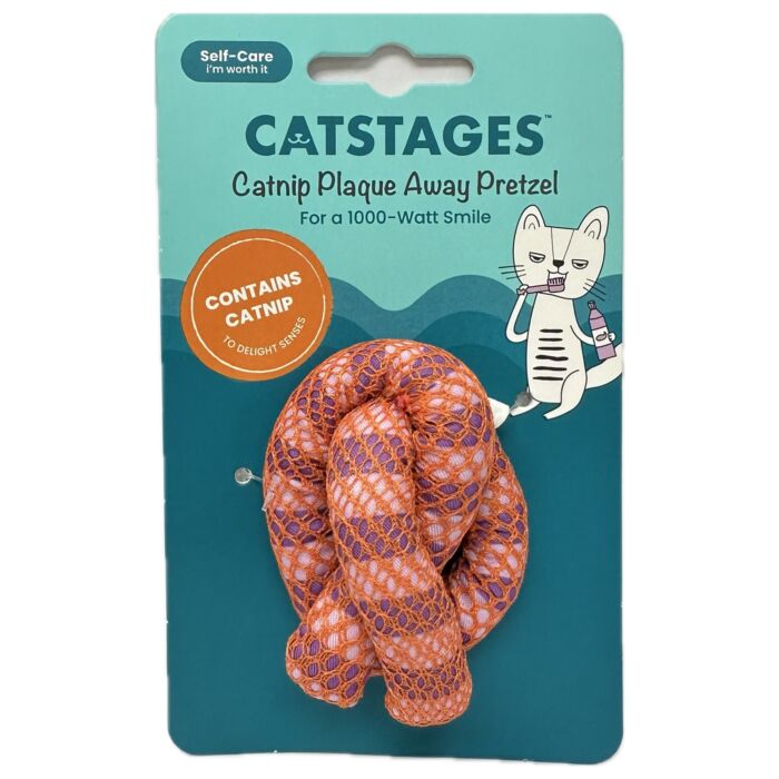 Petstages Cat Toy - Catnip Dental Health Roll