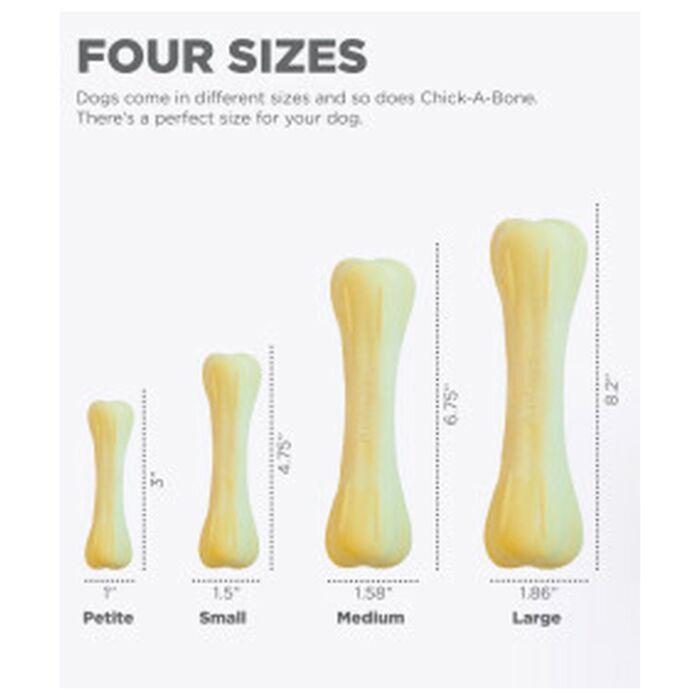 Petstages Dog Toy - Chick-A-Bone Medium (Chicken Flavor)