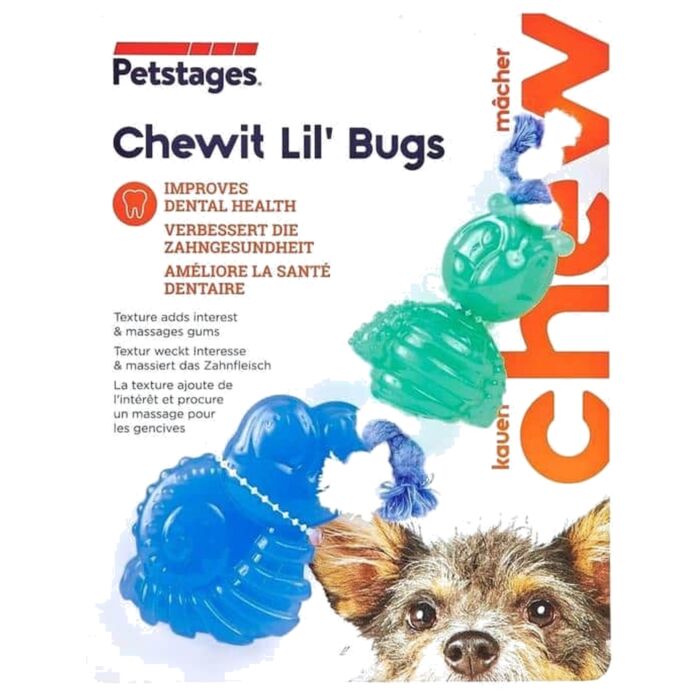 Petstages 益智狗玩具 - 奧卡潔齒孖寶