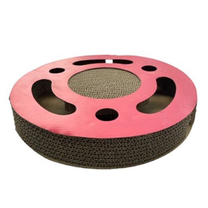 Temptations Cat Scratcher Pad with Bell Ball (W30 x H5cm)