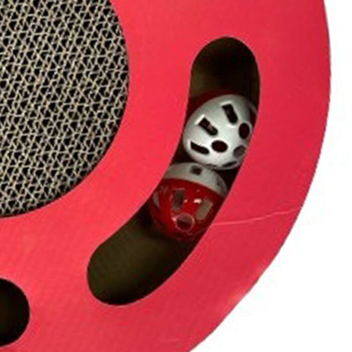 Temptations Cat Scratcher Pad with Bell Ball (W30 x H5cm)
