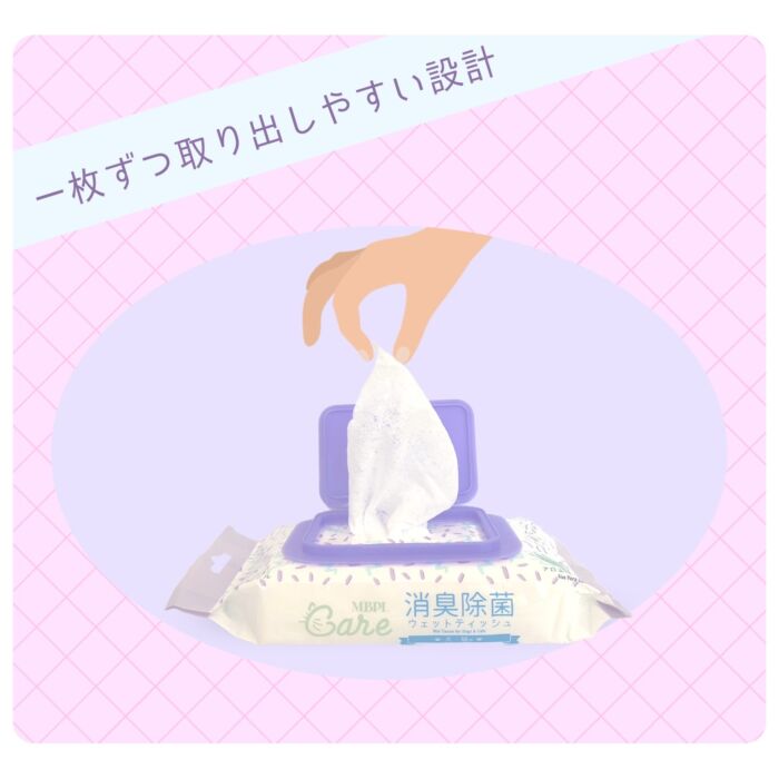 MBPL Care 寵物專用除臭抗菌濕紙巾 50張