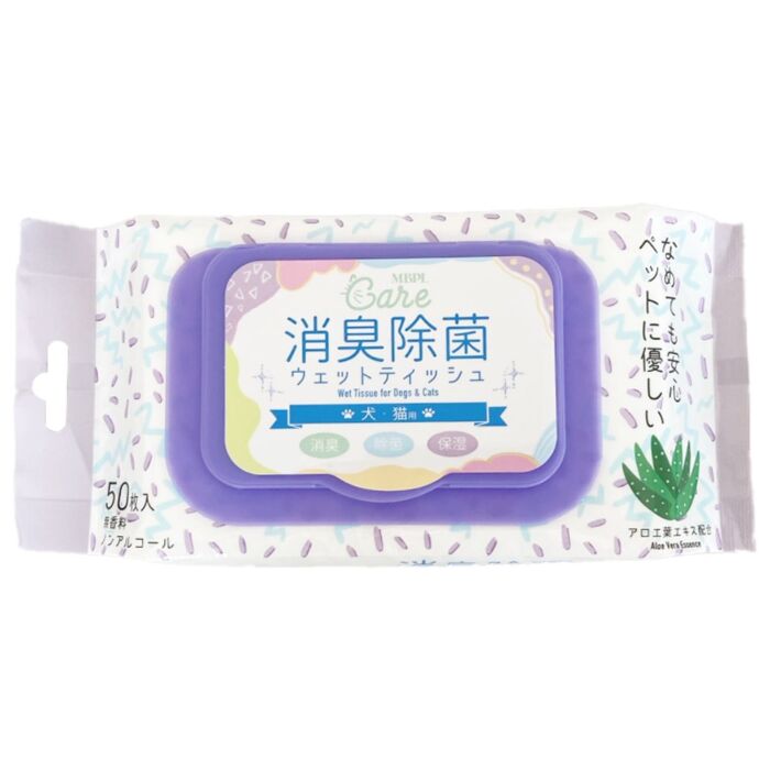 MBPL Care 寵物專用除臭抗菌濕紙巾 50張
