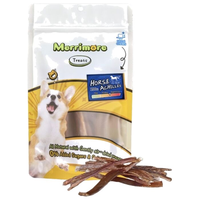 Merrimore Dog Treat - Air Dried Horse Achilles 100g