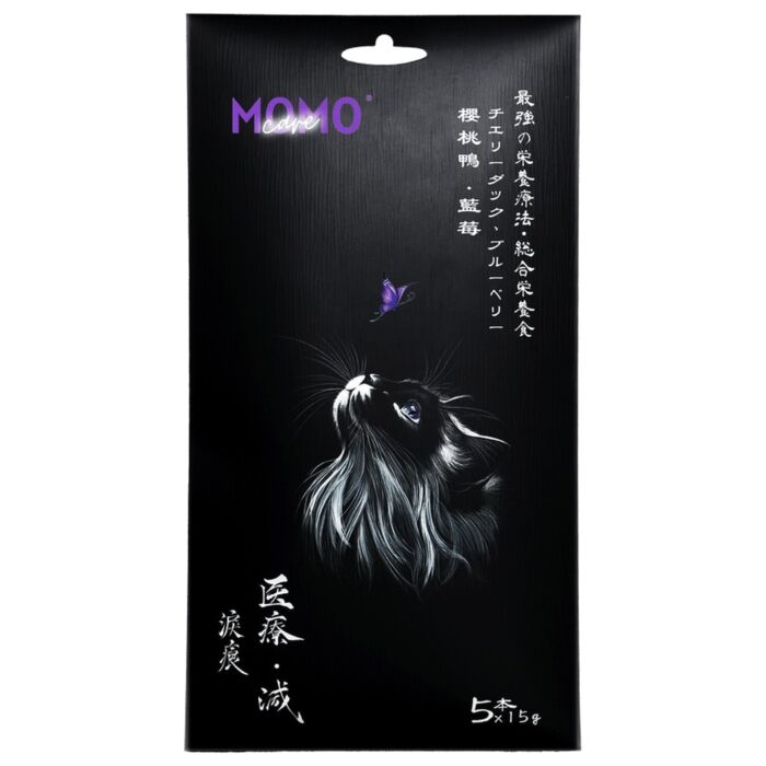 MomoCare Cat Treat - Cherry Duck + Blueberry Puree (Eye Care)