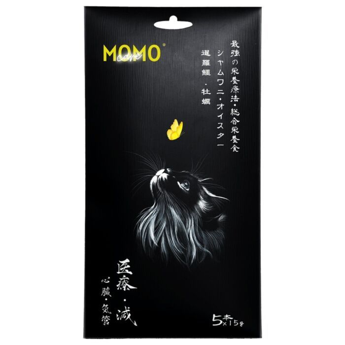 MomoCare萌寵守護 貓濕糧 - 心臟及氣管健康主食肉泥條 - 暹羅鱷+蠔