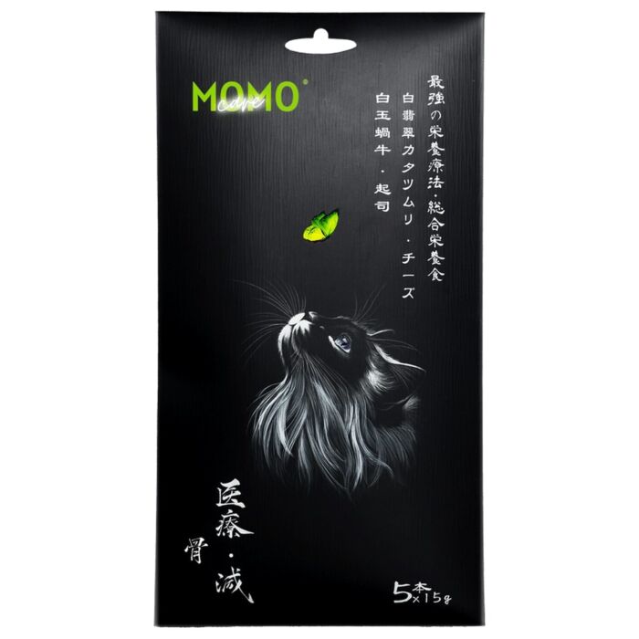 MomoCare Cat Treat - White Snail + Cheese Puree (Bone Health)