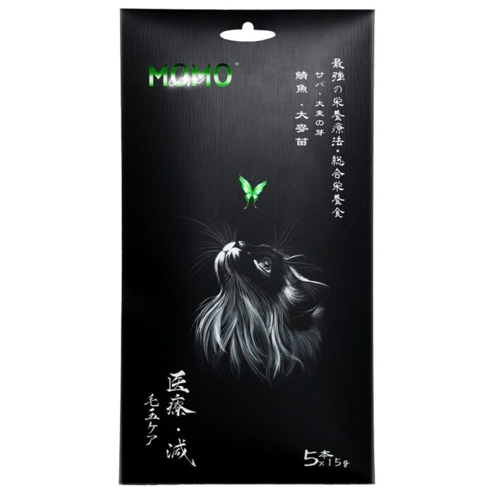 MomoCare Cat Treat - Mackerel + Barley Seedling (Hairball Control)