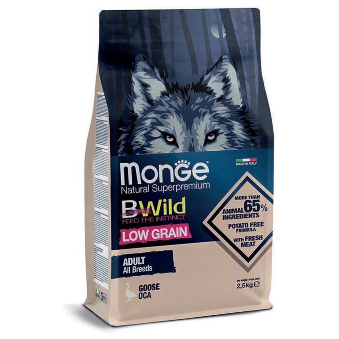 MONGE BWild Dog Food - Goose