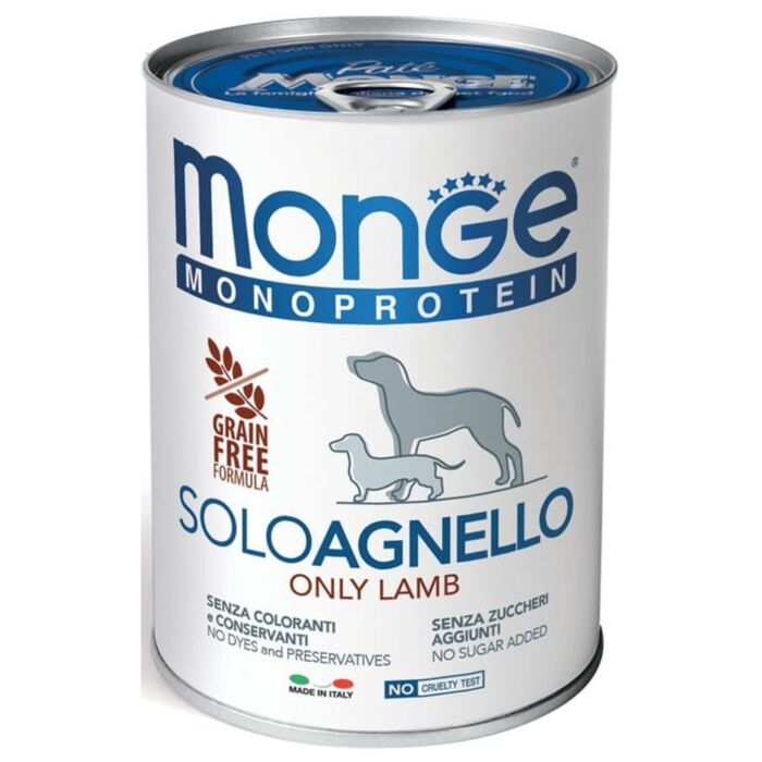 Monge 狗罐頭 - MonoProtein系列 - 羊肉 400g