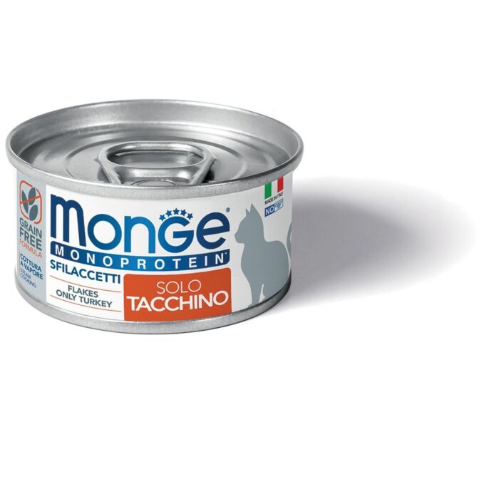 MONGE 貓罐頭 - MonoProtein系列 - 火雞片 80g
