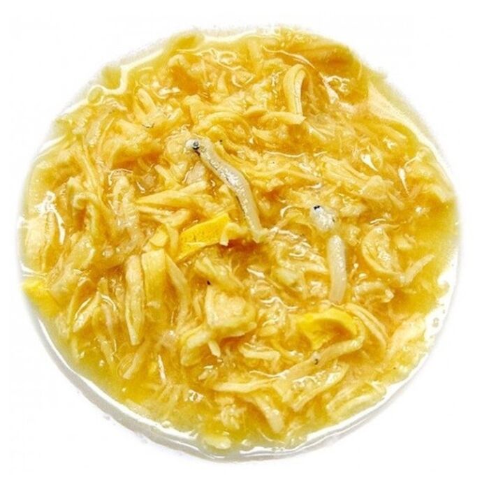 MONGE Cat Can - Delicate - Chicken with Omelette & Anchovies 80g