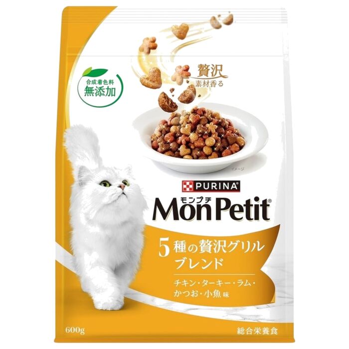 Purina Mon Petit 主食貓乾糧 - 什錦雞肉口味 600g
