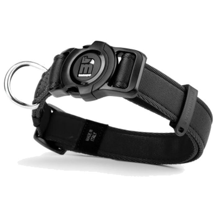 MyFamily Memopet Dog Collar With NFC ID Tag - Black