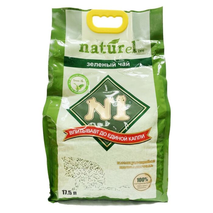 N1 天然玉米豆腐貓砂 - 幼條 - 原味(玉米) 2mm 17.5L