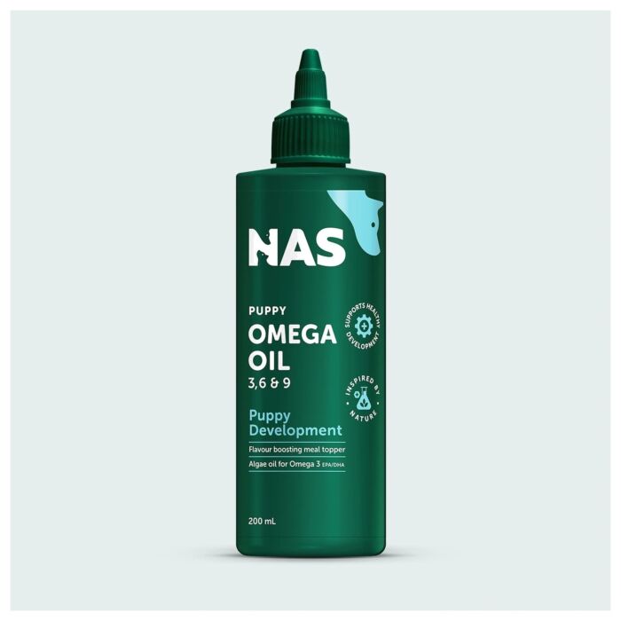 Natural Animal Solutions (NAS) Omega 369 Oil (Boosting Meal Topper) for Puppy 200ml