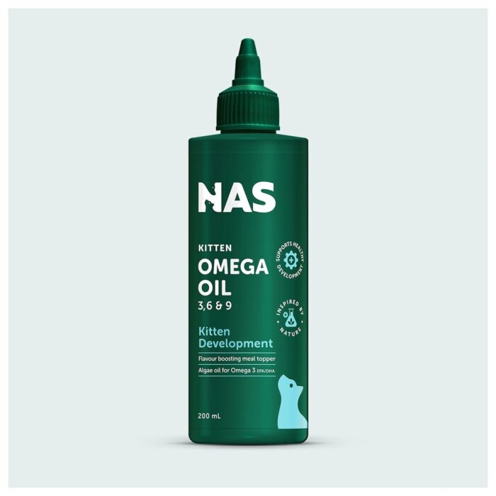 Natural Animal Solutions (澳洲NAS) 奧米加369魚油 促進大腦、神經系統及眼睛發育 (幼貓專用) 200ml