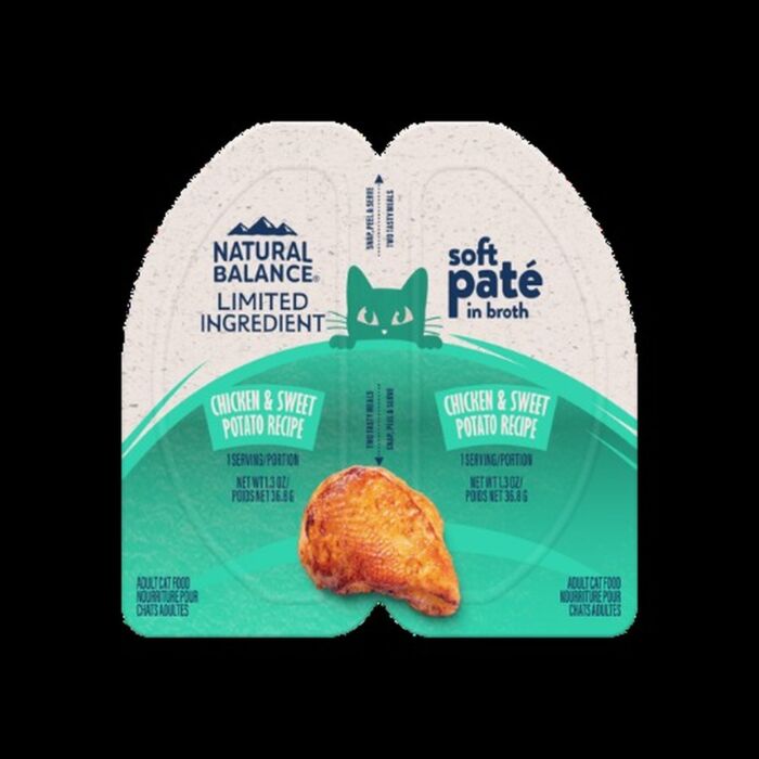 Natural Balance Cat Cup - LID Grain Free Chicken & Sweet Potato Pate 2.6oz