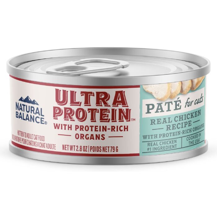 Natural Balance 貓主食罐頭 - Ultra Protein - 無穀物頂級雞肉肉醬 2.8oz