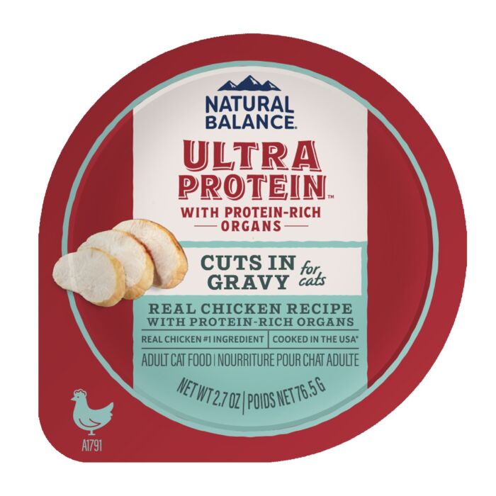 Natural Balance 貓濕糧 - Ultra Protein - 頂級雞肉塊配肉汁滋味杯 2.7oz