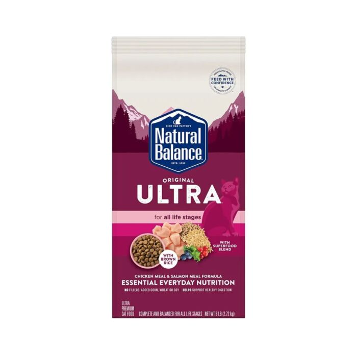 Natural Balance Cat Food - Original Ultra - Chicken & Salmon Meal & Brown Rice