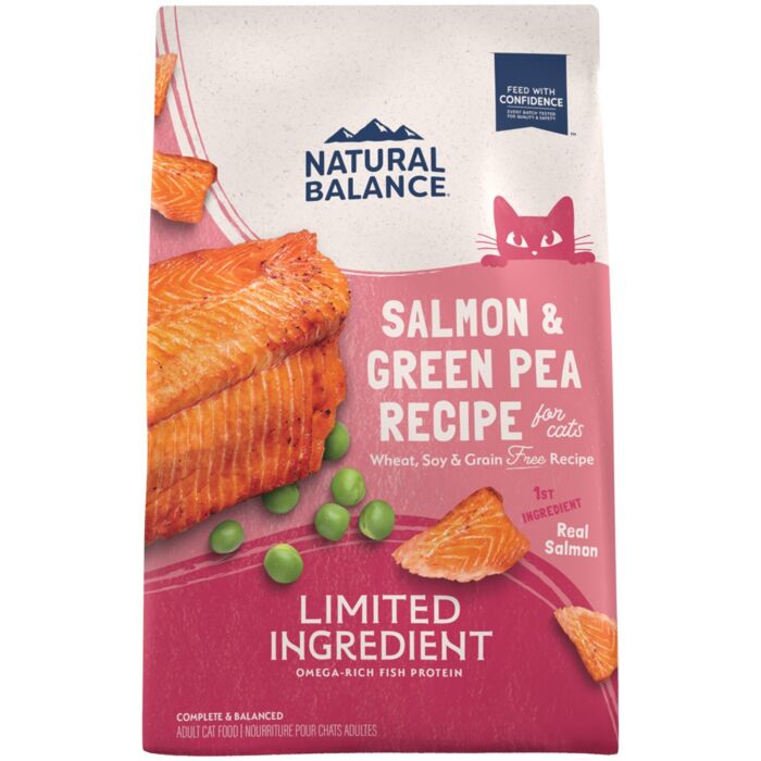 Natural Balance Cat Food - LID Grain Free Salmon & Green Pea