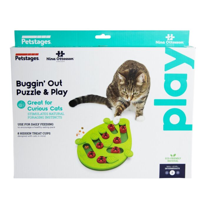 Nina Ottosson Cat Toy - Buggin' Out Puzzle & Play (Level 2)