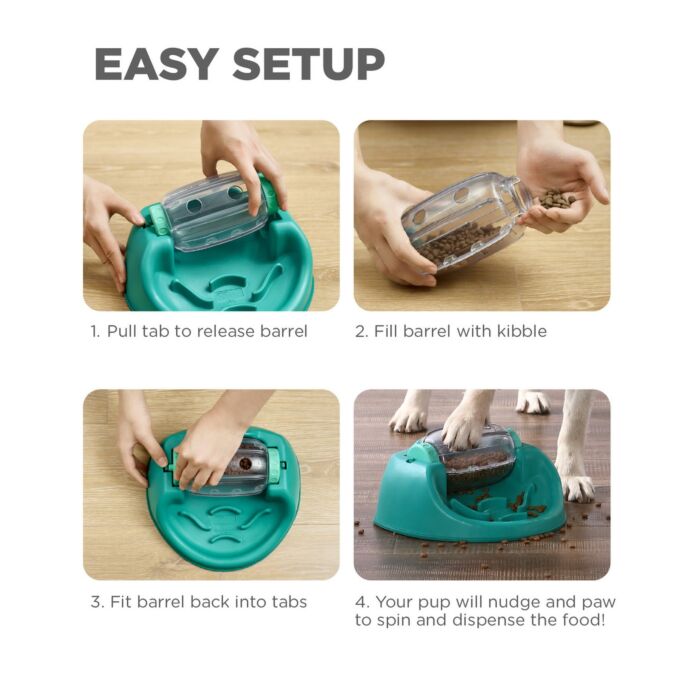 Nina Ottosson Dog Toy - Spin N' Eat (Level 2)
