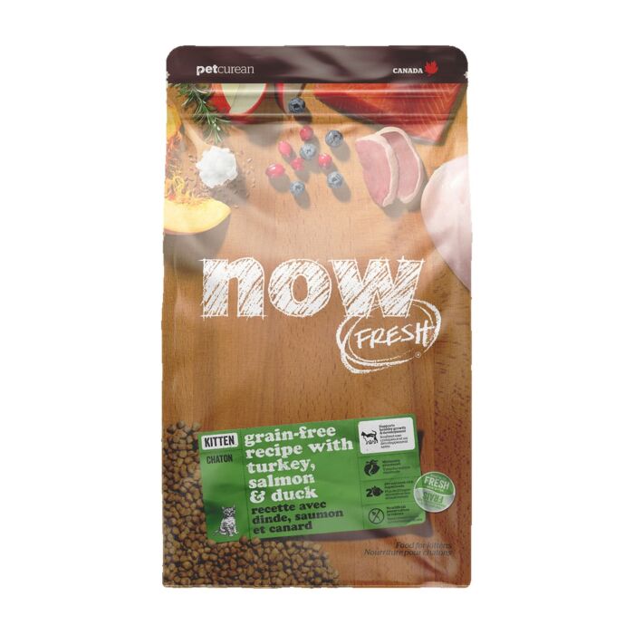 Now Fresh Cat Food - Kitten - Grain Free Turkey Salmon & Duck