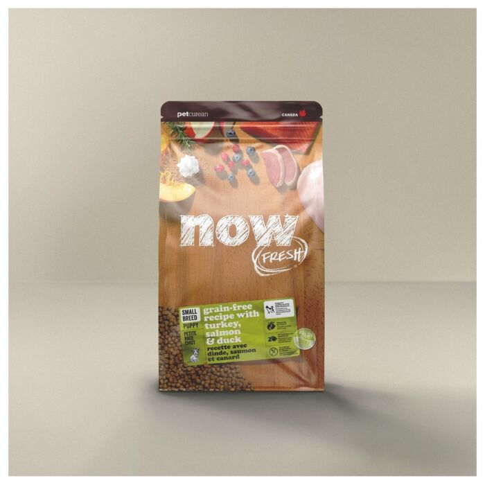 Now Fresh Dog Food - Small Breed Puppy - Grain Free Turkey Duck & Salmon