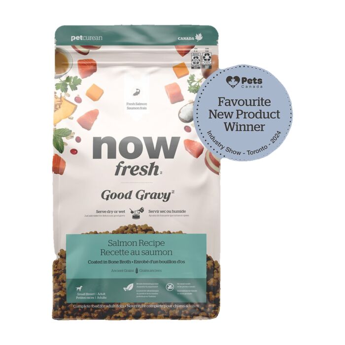 Now Fresh Dog Food - Small Breed Adult - Good Gravy - Salmon Coated in Bone Broth