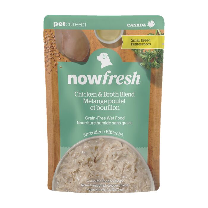 Now Fresh Dog Pouch - Small Breed Shredded Chicken & Broth Blend 2.8oz | 79g