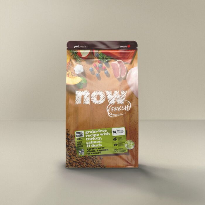 Now Fresh Dog Food - Small Breed Adult - Grain Free Turkey Duck & Salmon