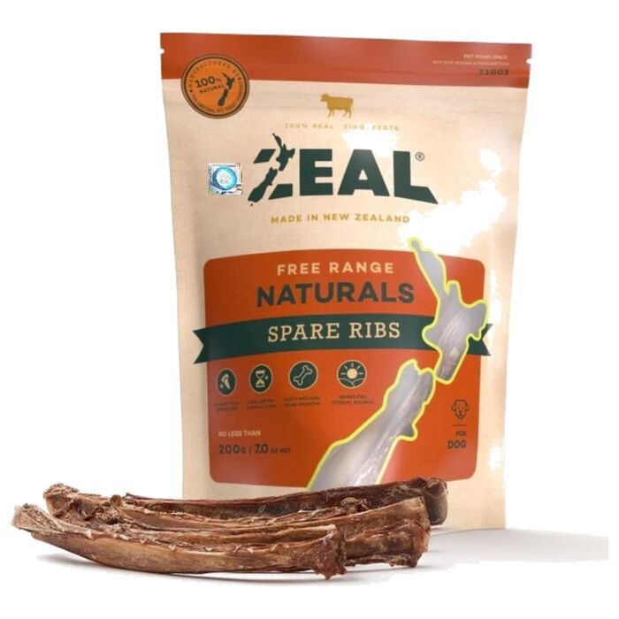 Zeal Dog Treat - Natural Spare Ribs