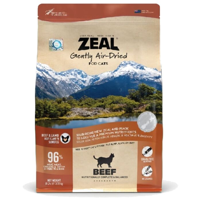 Zeal Cat Food - Air Dried - Grain Free Beef 320g