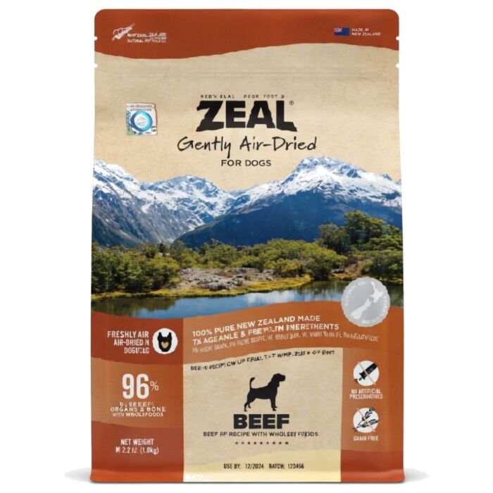 Zeal Dog Food - Air Dried - Grain Free Beef 320g