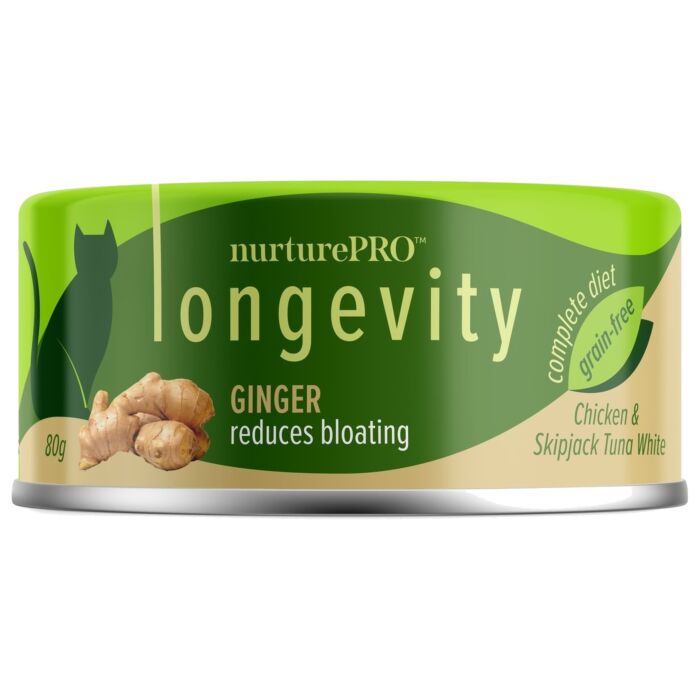 Nurture Pro Longevity 貓貓主食罐 - 生薑健胃配方 80g