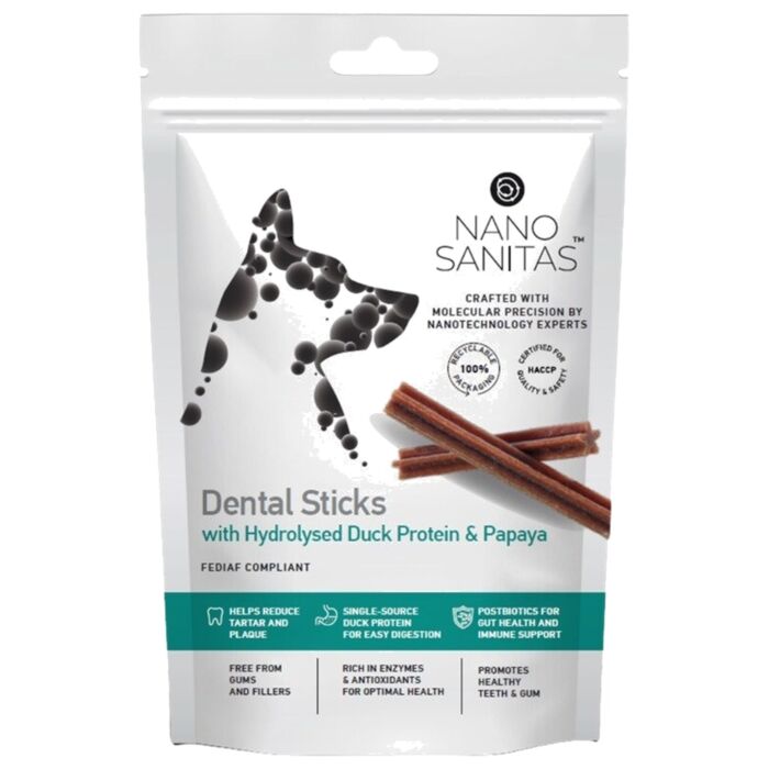 Nano Sanitas Dog Dental Treat - Dental Sticks 8pc 200g