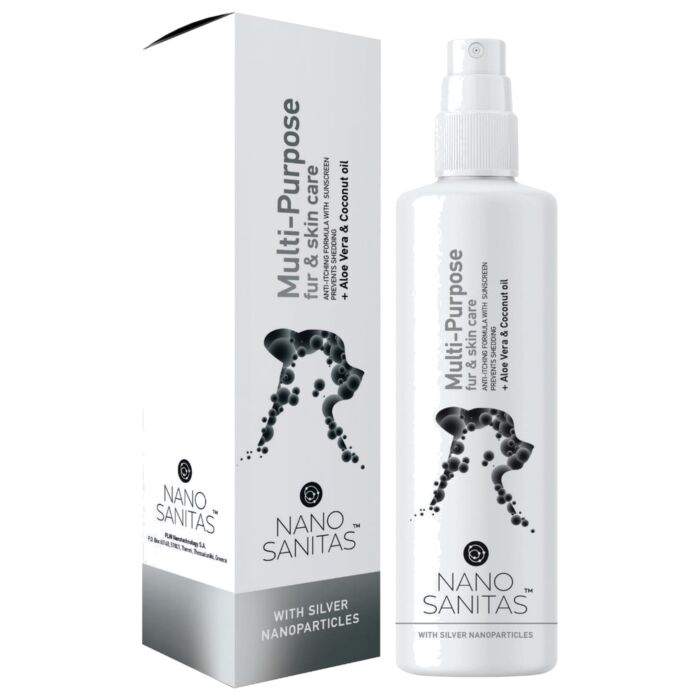 Nano Sanitas納米銀潔毛液 - 多用途4合1皮毛護理配方 (蘆薈和椰子油) 250ml