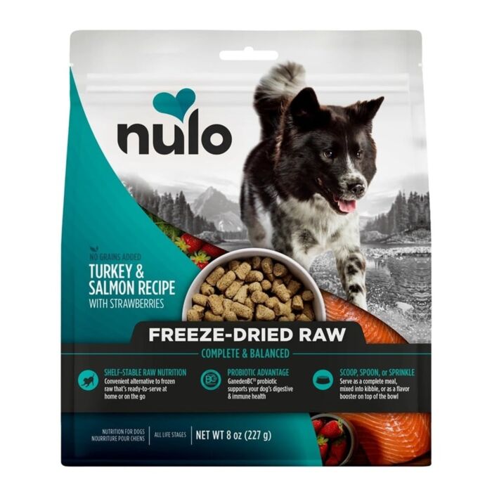 Nulo Dog Food - Freeze-dried - Turkey & Salmon with Strawberries 18oz