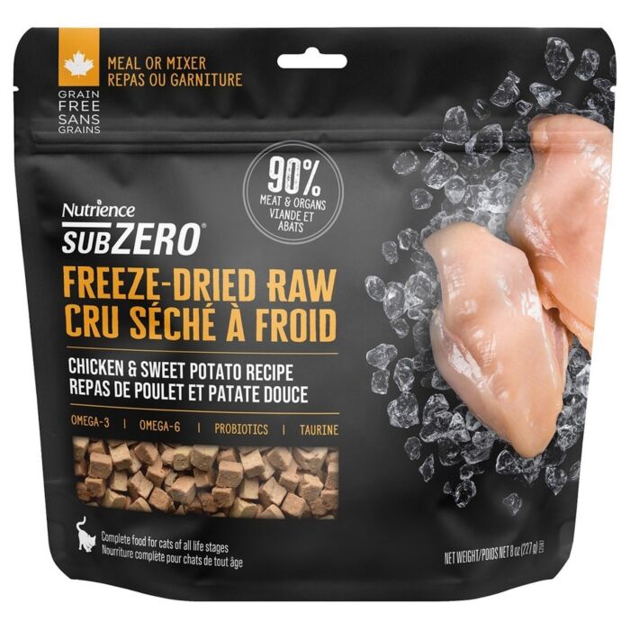 Nutrience Freeze Dried Cat Food - SubZero - Chicken & Sweet Potato